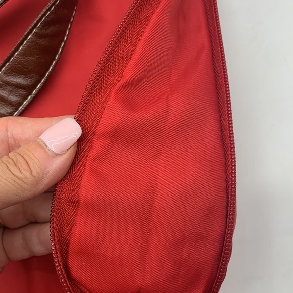 Travelon Red Nylon Crossbody Bag NYB4159 - Picture 8 of 16